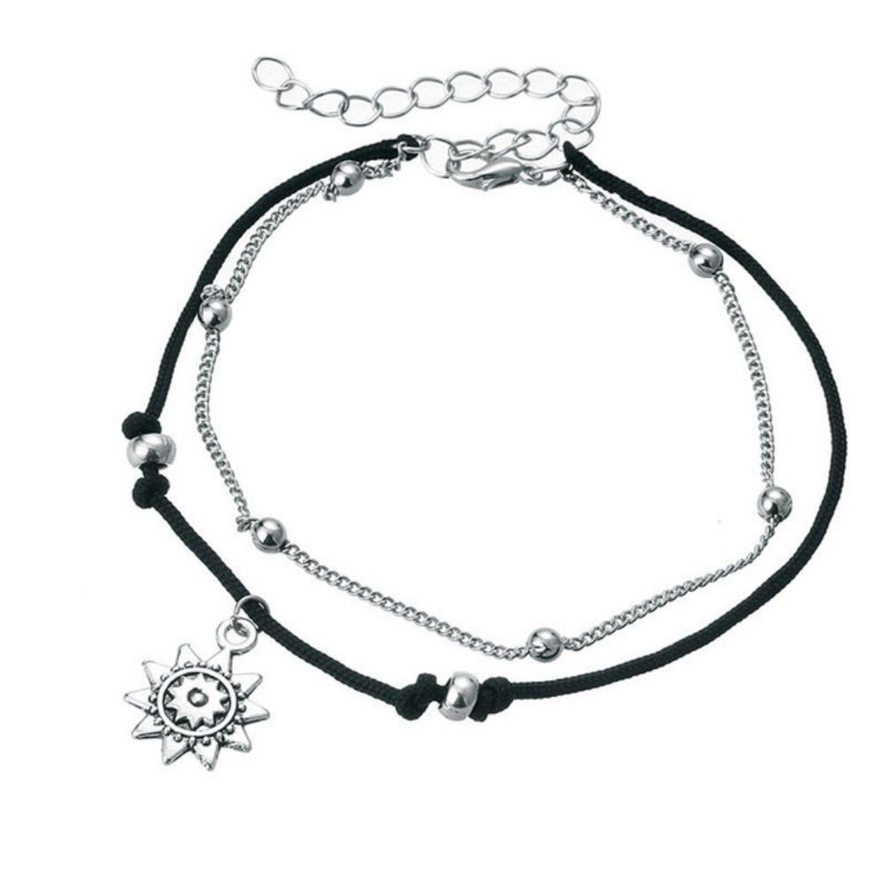 FC19 | Boho Foot Chain Sun Ankle Bracelet - Picture 2 of 4